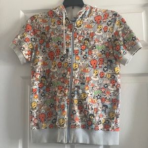 tokidoki inferno jacket zip up short sleeves